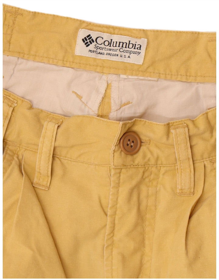 Ανδρικό σορτς Cargo Columbia W28 Small κίτρινο