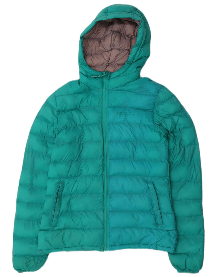 Mountain Warehouse Γυναικείο μπουφάν με κουκούλα UK 8 Small Green Colourblock