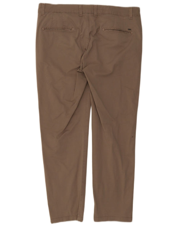 Liu Jo Ανδρικό ίσιο παντελόνι Chino IT 54 2XL W42 L28 Μπεζ βαμβακερό