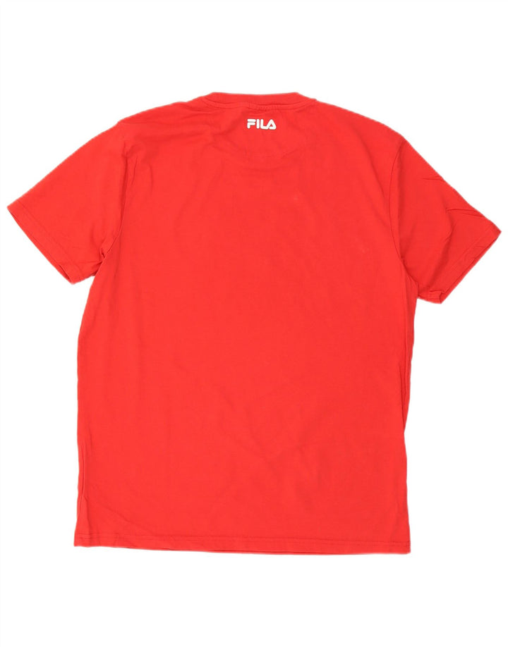 Ανδρικό γραφικό T-Shirt Fila Top XL Κόκκινο