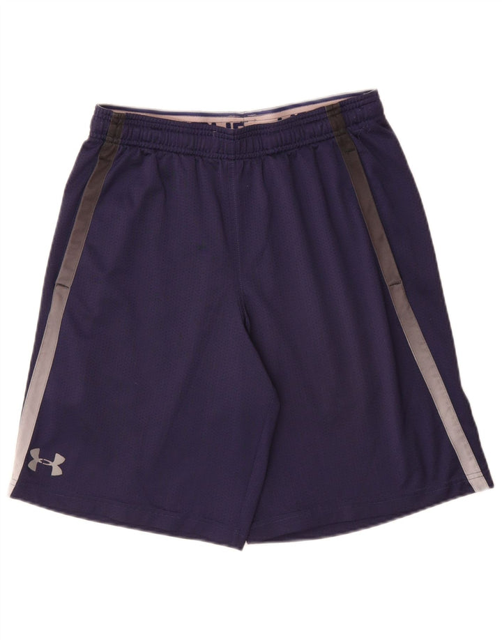 Ανδρικά σορτς Under Armor Heat Gear Sport σορτς μεσαίου μπλε ναυτικού πολυεστέρα