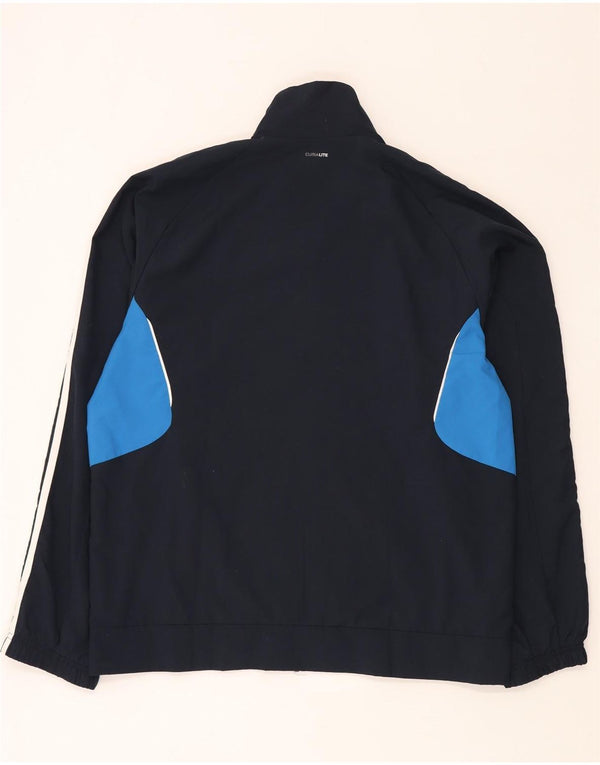 Ανδρική αθλητική φόρμα Adidas Climalite Top Jacket Large Navy Blue Colourblock