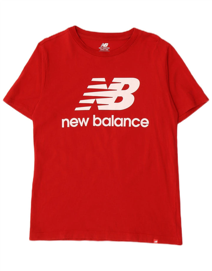 Ανδρικό γραφικό μπλουζάκι New Balance Top Medium Red