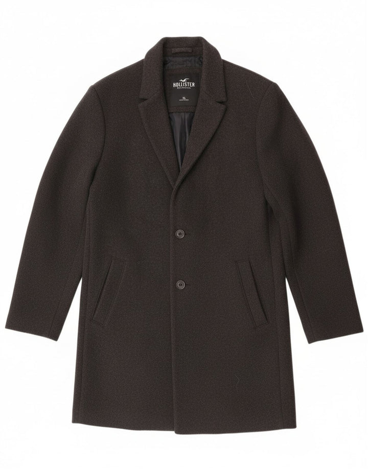 Ανδρικό πανωφόρι Hollister UK 42 XL Γκρι Πολυεστέρας