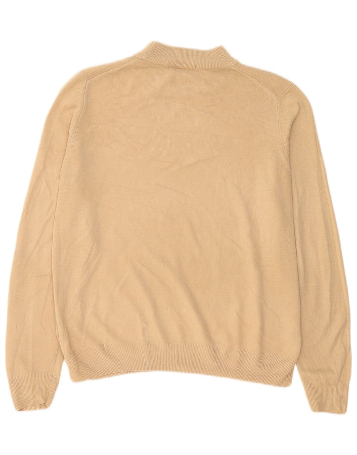 Marks & Spencer Γυναικείο πουλόβερ με λαιμό χελώνα UK 14 Large Beige