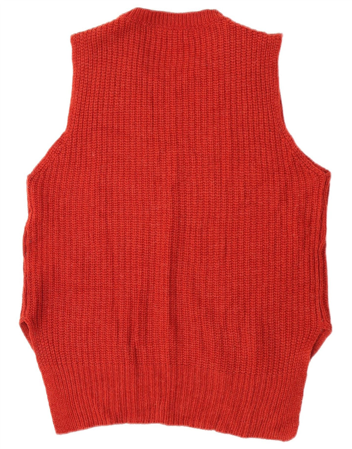 Marks & Spencer Γυναικείο γιλέκο Tank Top UK 12 Μεσαίο κόκκινο ακρυλικό