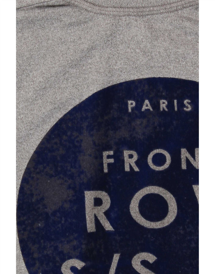 Zara Γυναικεία Φούτερ με γραφικά υπερμεγέθη Jumper UK 10 Small Grey