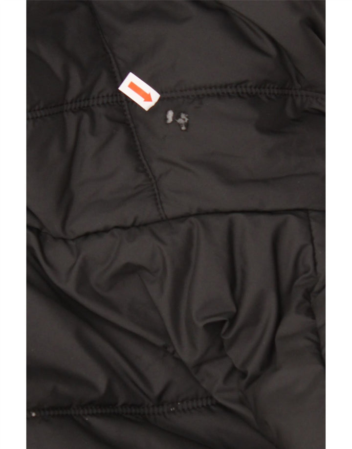 JACK WOLFSKIN Ανδρικό μπουφάν με κουκούλα με επένδυση UK 40 μεσαίο μαύρο πολυεστέρα