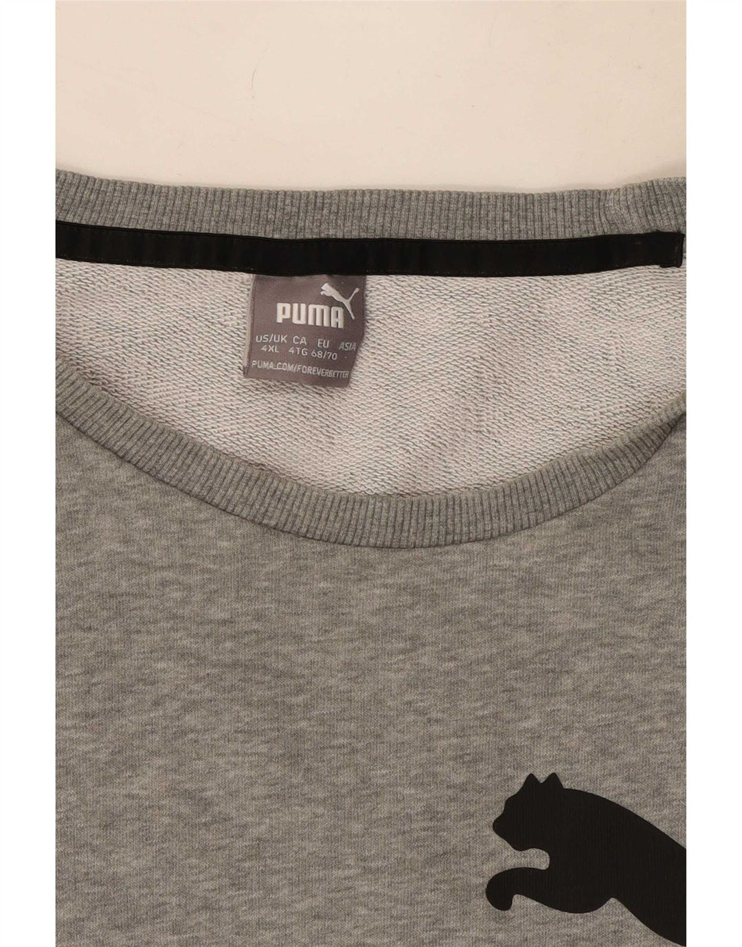 Ανδρικό γραφικό φούτερ Puma Jumper 4XL Γκρι βαμβακερό