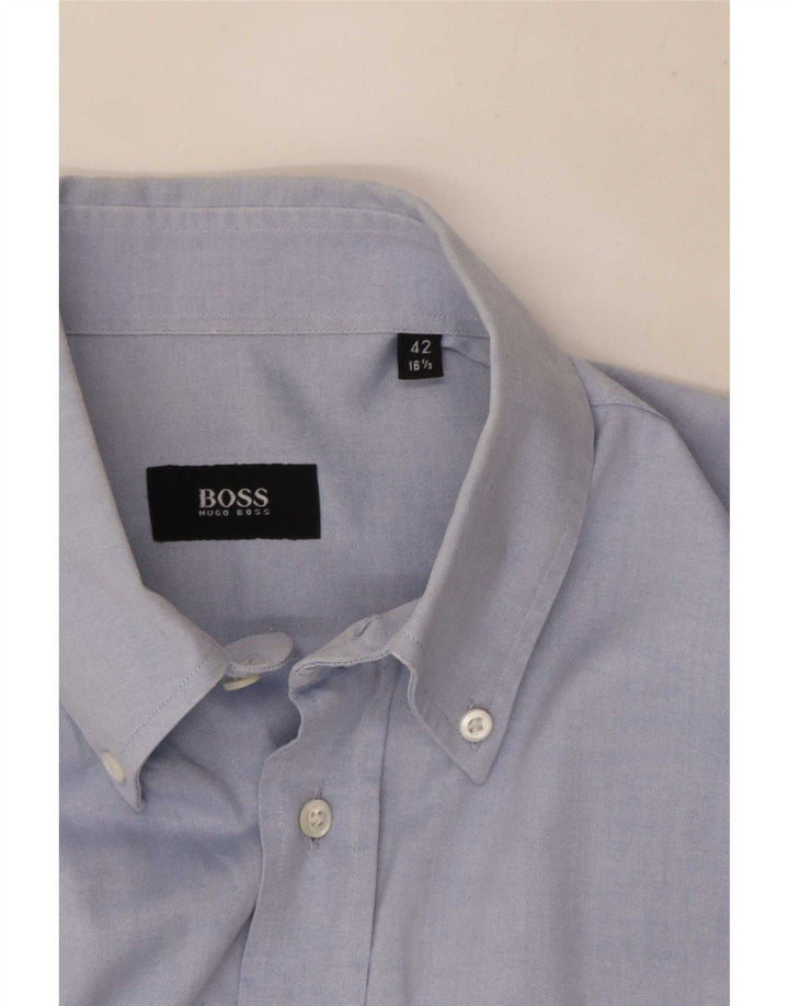 Ανδρικό πουκάμισο Hugo Boss Size 42 16 1/2 Large Blue