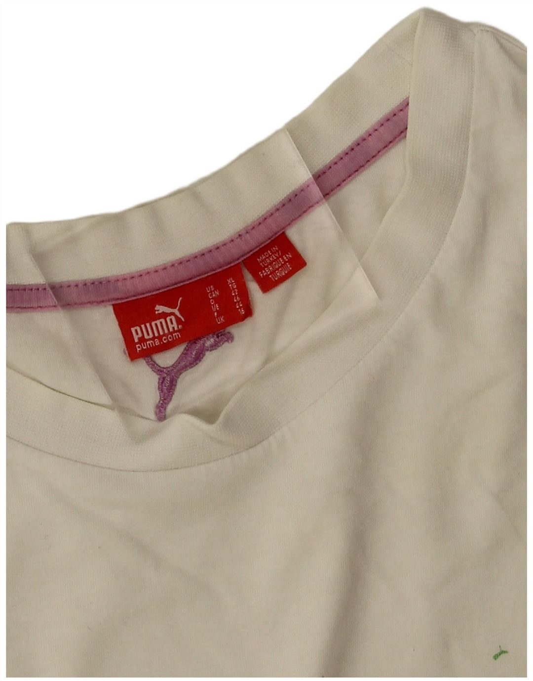 Γυναικείο γραφικό μπλουζάκι Puma UK 16 Large Off White