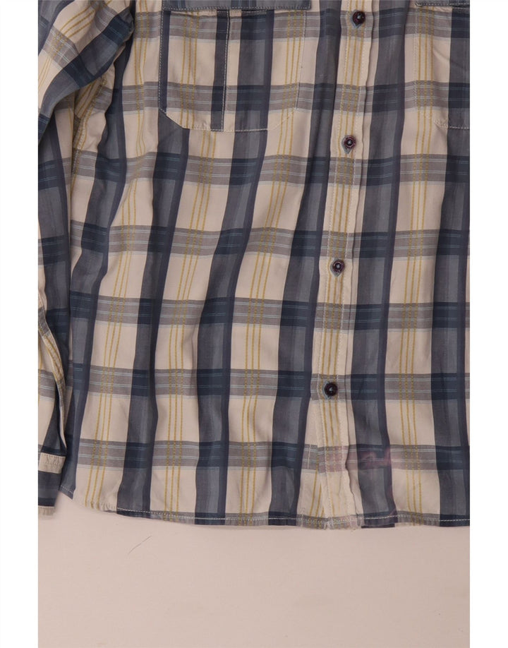 Ανδρικό πουκάμισο WRANGLER Large Blue Check Cotton