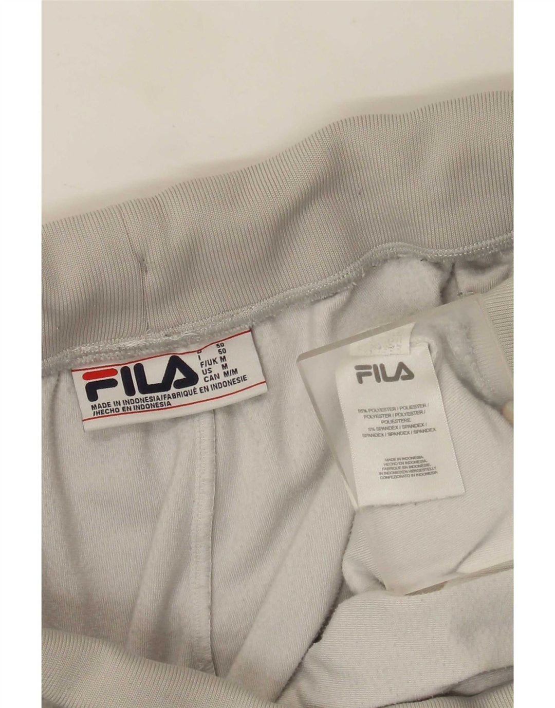Ανδρική φόρμα βελούδινης Fila Παντελόνι Joggers Μεσαίου Γκρι από πολυεστέρα