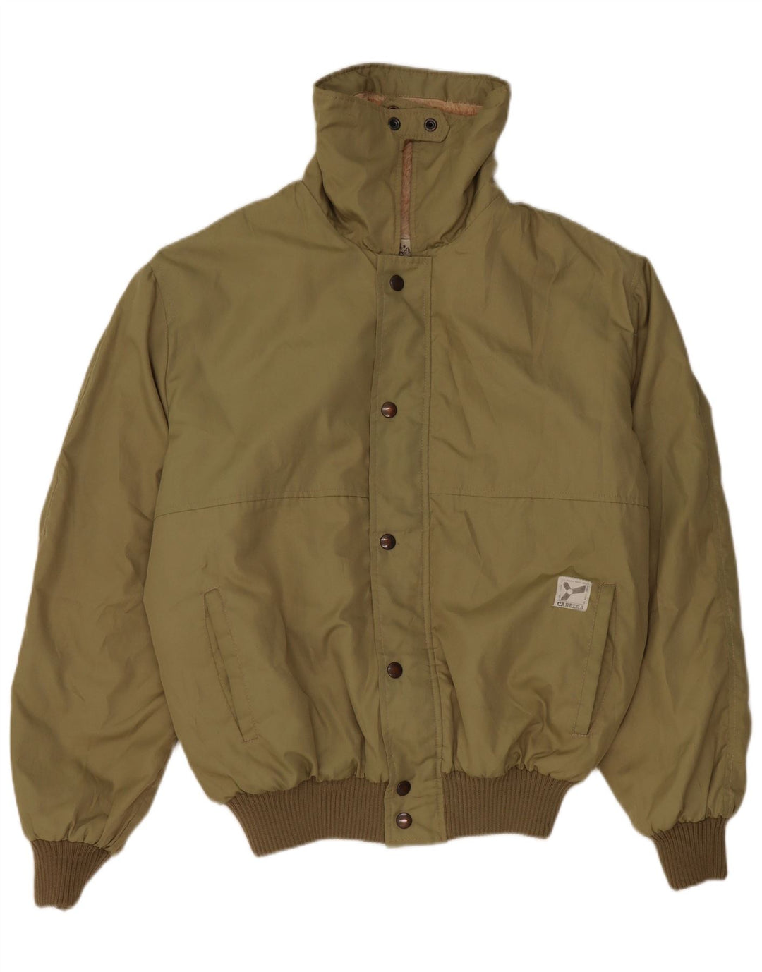 Carrera Mens Sherpa Bomber Jacket IT 52 XL Khaki Polyester