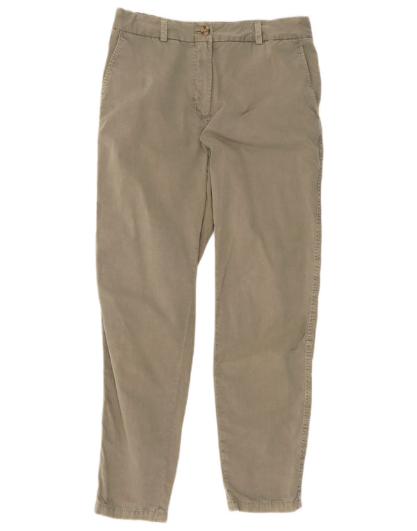 Marks & Spencer Γυναικείο Slim παντελόνι Chino UK 10 Small W30 L27 Khaki Cotton