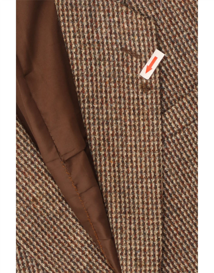 Dunn &Co Ανδρικό μπουφάν Harris Tweed Blazer UK 38 Medium Brown Houndstooth