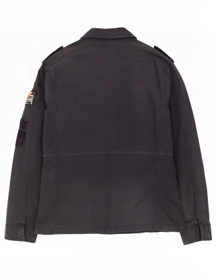 Ανδρικό Military Jacket Superdry UK 38 Medium Black Cotton