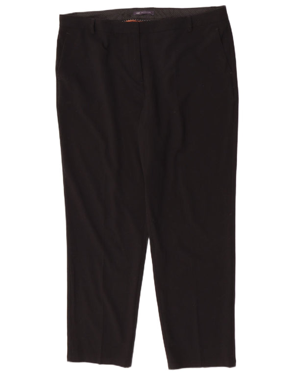 Marks & Spencer Γυναικείο Slim Casual Παντελόνι UK 18 XL W38 L29 Μαύρο
