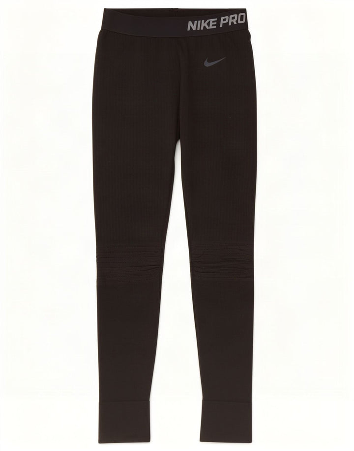 Γυναικεία γραφικά κολάν Nike UK 10 Small Black Polyester