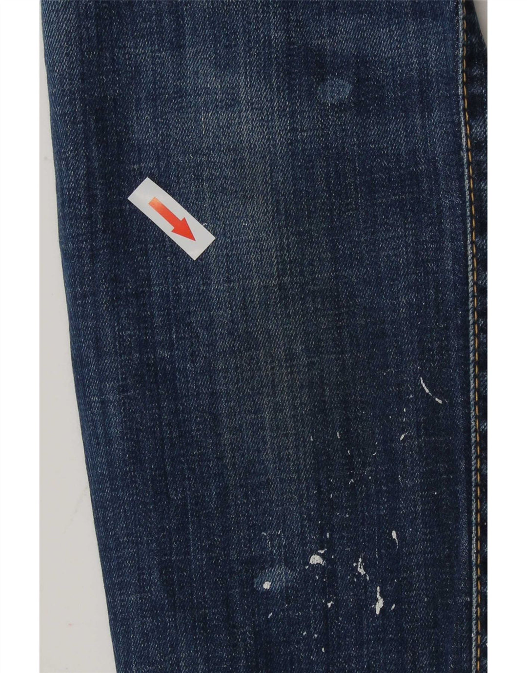 Dsquared2 Γυναικεία Distressed Slim Jeans IT 42 Medium W30 L27 Blue Spotted