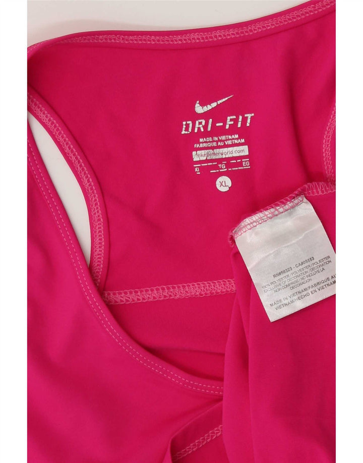 Γυναικείο γιλέκο Nike Dri Fit Top UK 18 XL Pink Polyester