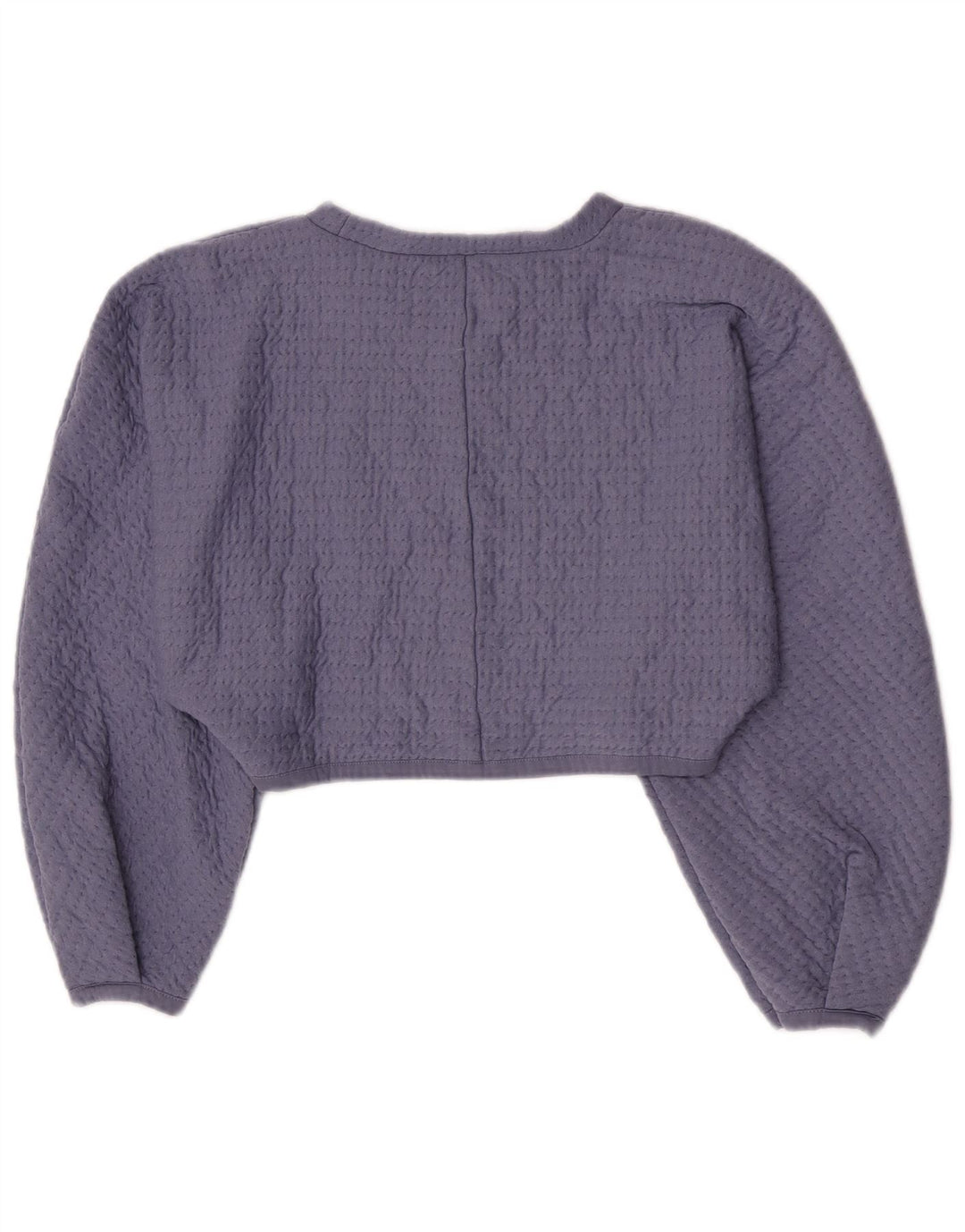 Zara Γυναικεία Μπλούζα Crop Top UK 14 Large Purple