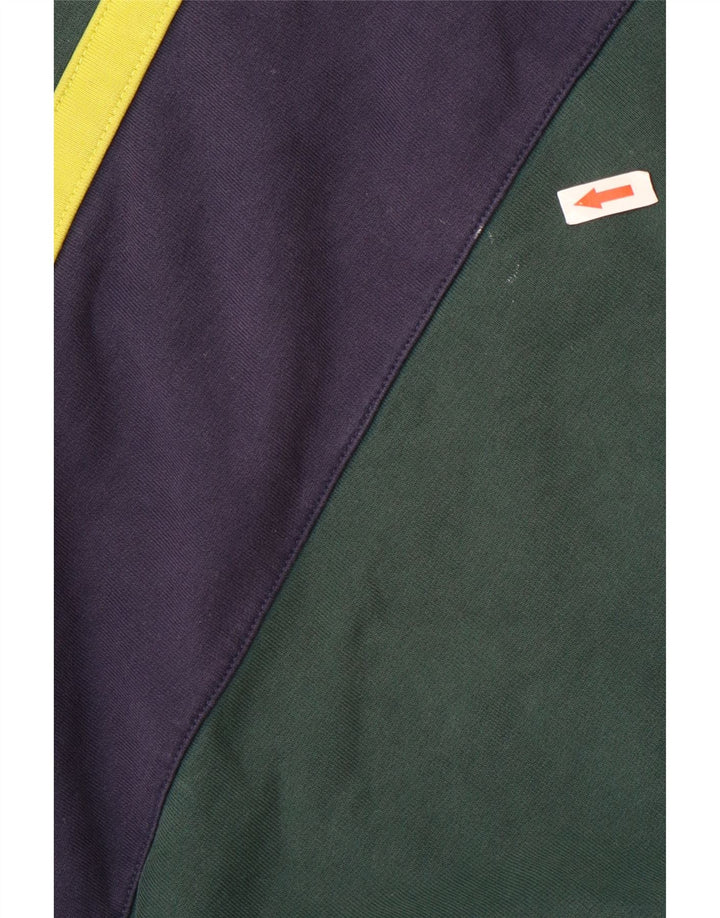 Ανδρικό φούτερ Puma Jumper 3XL Πράσινο Colourblock Βαμβακερό