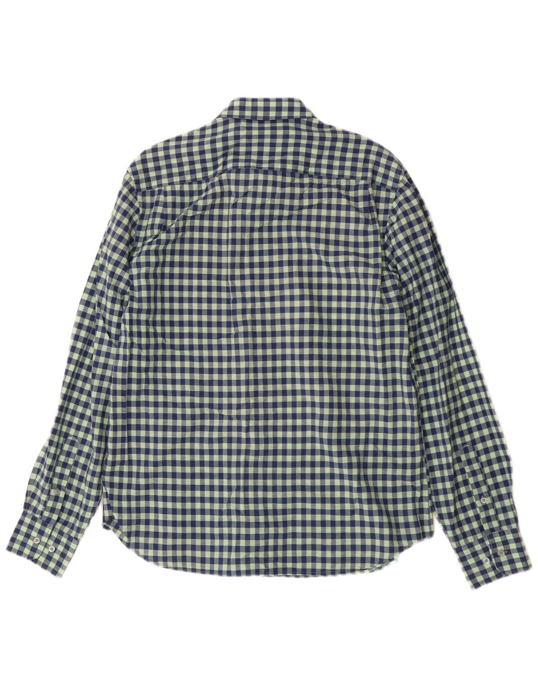 Ανδρικό πουκάμισο Massimo Dutti με μεγάλο πράσινο Gingham