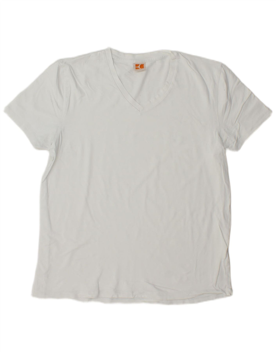 Ανδρικό T-Shirt Hugo Boss Top XL Λευκό βαμβακερό