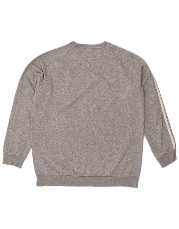 ADIDAS Γυναικεία φούτερ μεγάλου μεγέθους Jumper UK 8/10 Small Grey Flecked