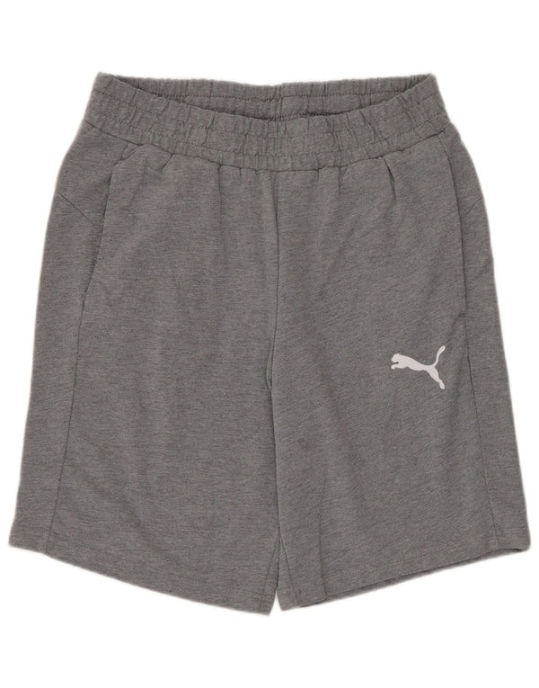Puma Mens Sport Shorts Medium Grey Cotton