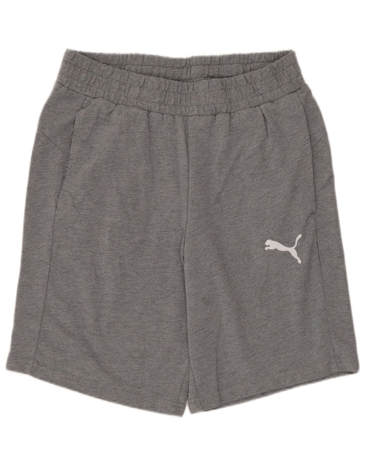 Ανδρικό αθλητικό σορτς Puma, μεσαίο γκρι βαμβακερό
