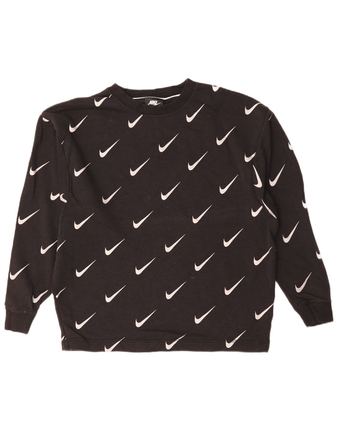 Ανδρικό γραφικό φούτερ NIKE Jumper XS Μαύρο βαμβακερό