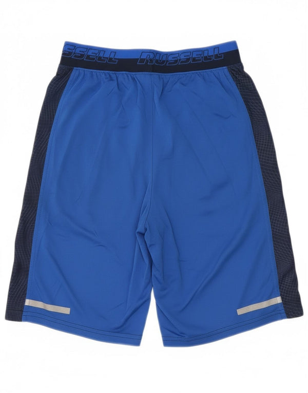 Russell Athletic Boys Sport σορτς 14-15 ετών XL Blue Colourblock