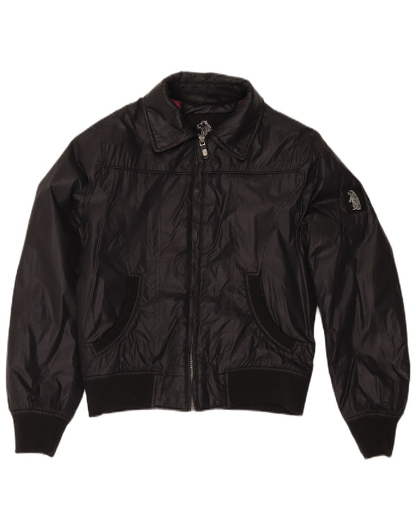 Refrigue Γυναικείο Bomber Jacket UK 14 Medium Black Nylon