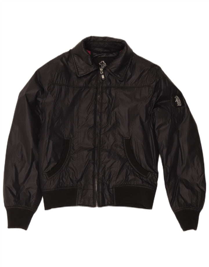 Refrigue Γυναικείο Bomber Jacket UK 14 Medium Black Nylon