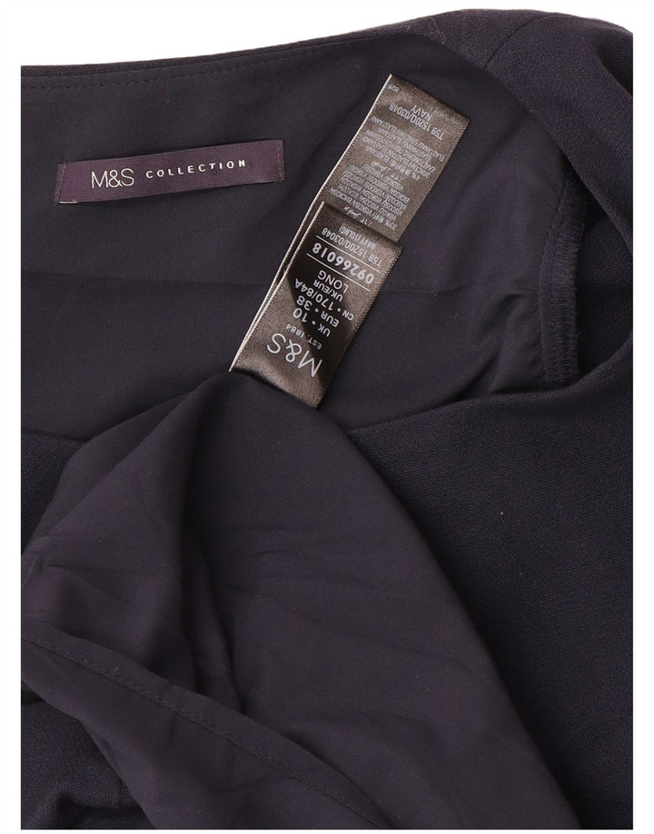 Marks & Spencer Γυναικείο Φόρεμα Bodycon UK 10 Small Navy Blue Polyester