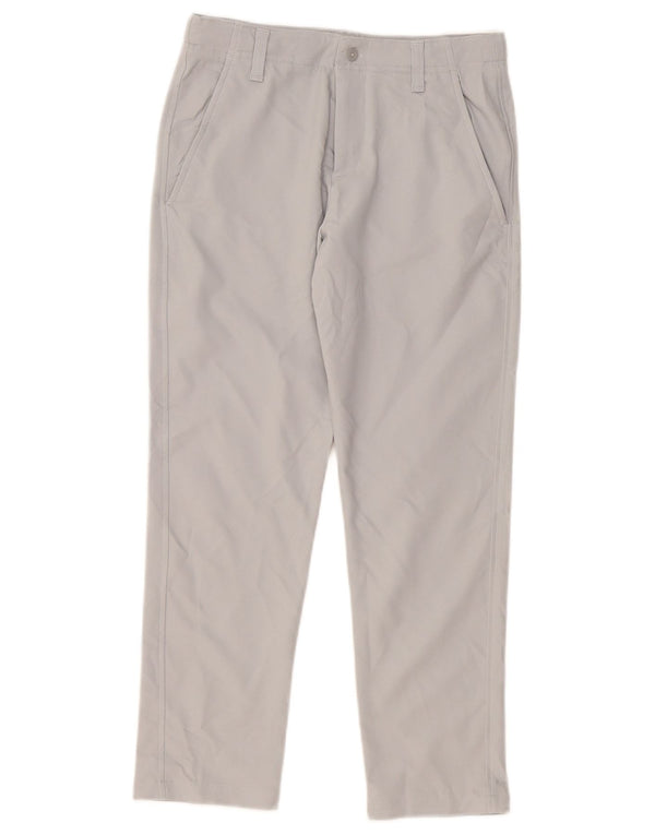 Under Armour Boys ίσιο παντελόνι Chino 9-10 ετών W28 L24 Grey Polyester