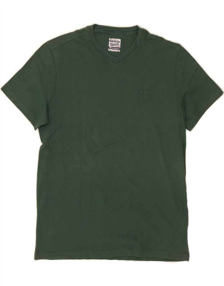CHAMPION Mens T-Shirt Top XL Green Cotton Vintage Champion and Second-Hand Champion from Messina Hembry 