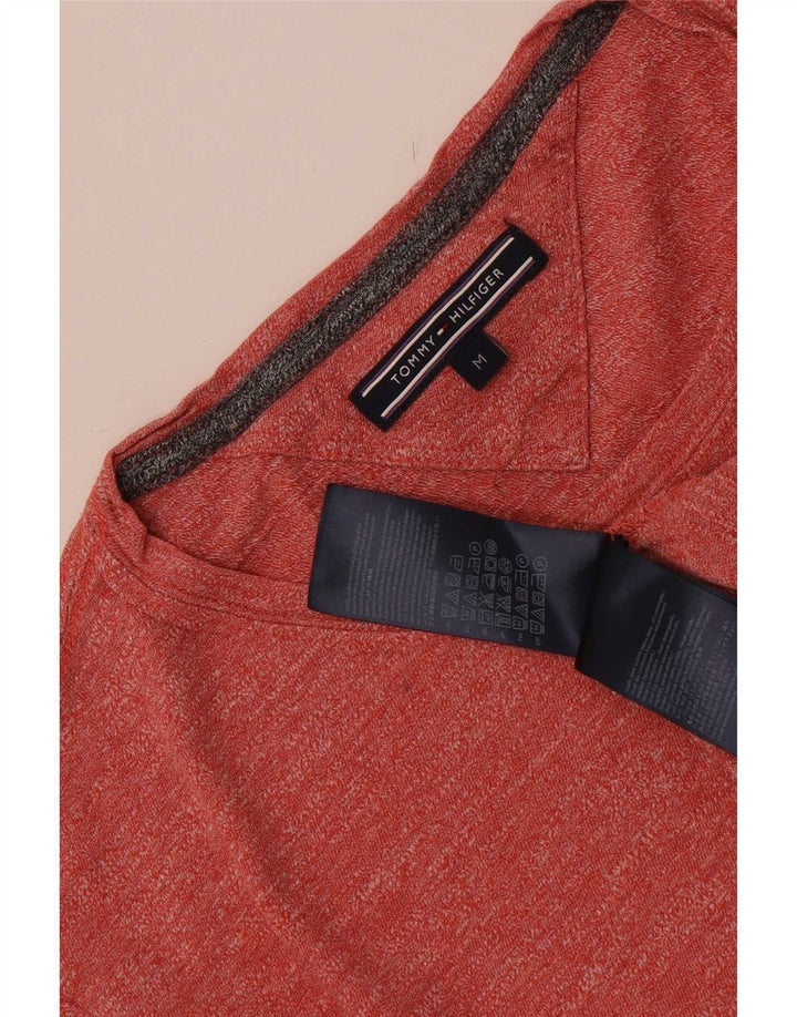 Ανδρικό T-Shirt Tommy Hilfiger Top Βαμβακερό μεσαίο κόκκινο