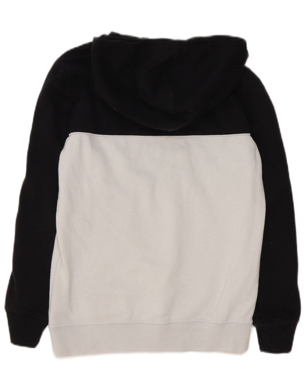 Champion Boys Hoodie Jumper 11-12 Years Large White Colourblock Βαμβακερό