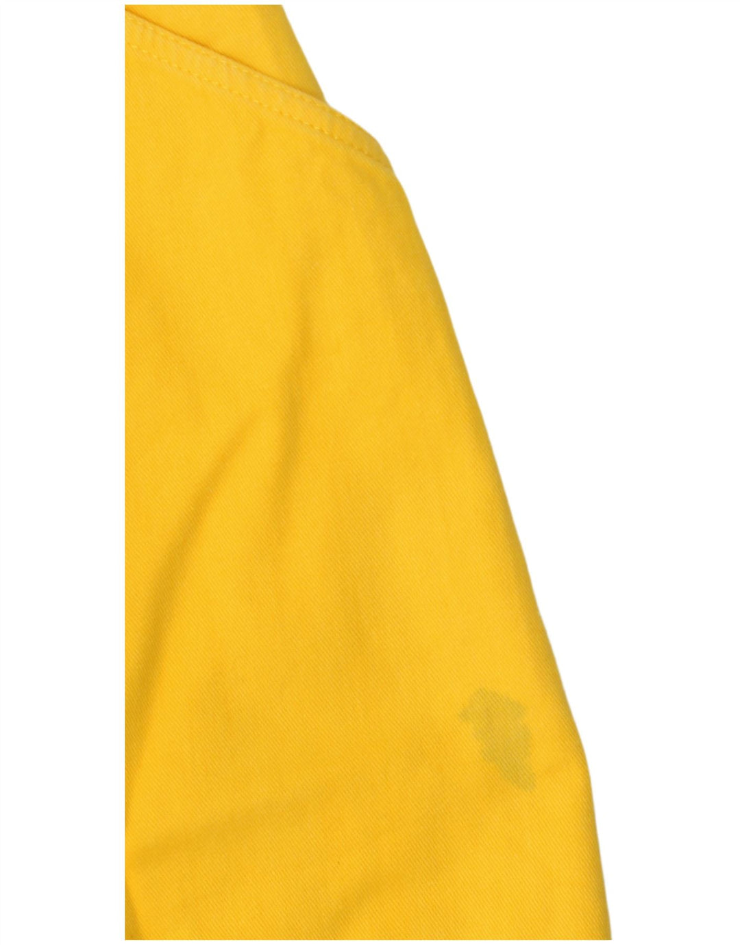 VINTAGE Womens Denim Skirt UK 12 Medium W28  Yellow