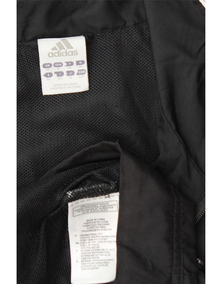 Γυναικεία αθλητική φόρμα ADIDAS Top Jacket UK 10 Small Black Polyester