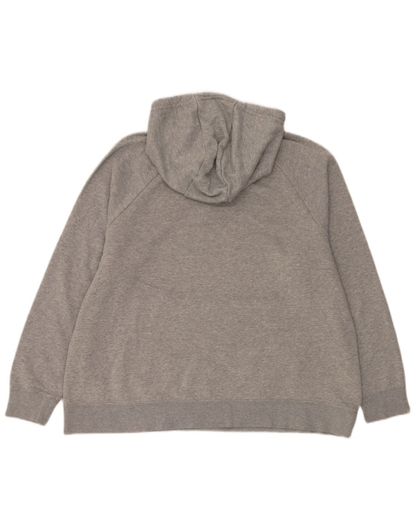 Nike γυναικεία μπλούζα με φούτερ με κουκούλα UK 18 XL Αθλήματα από γκρι βαμβάκι
