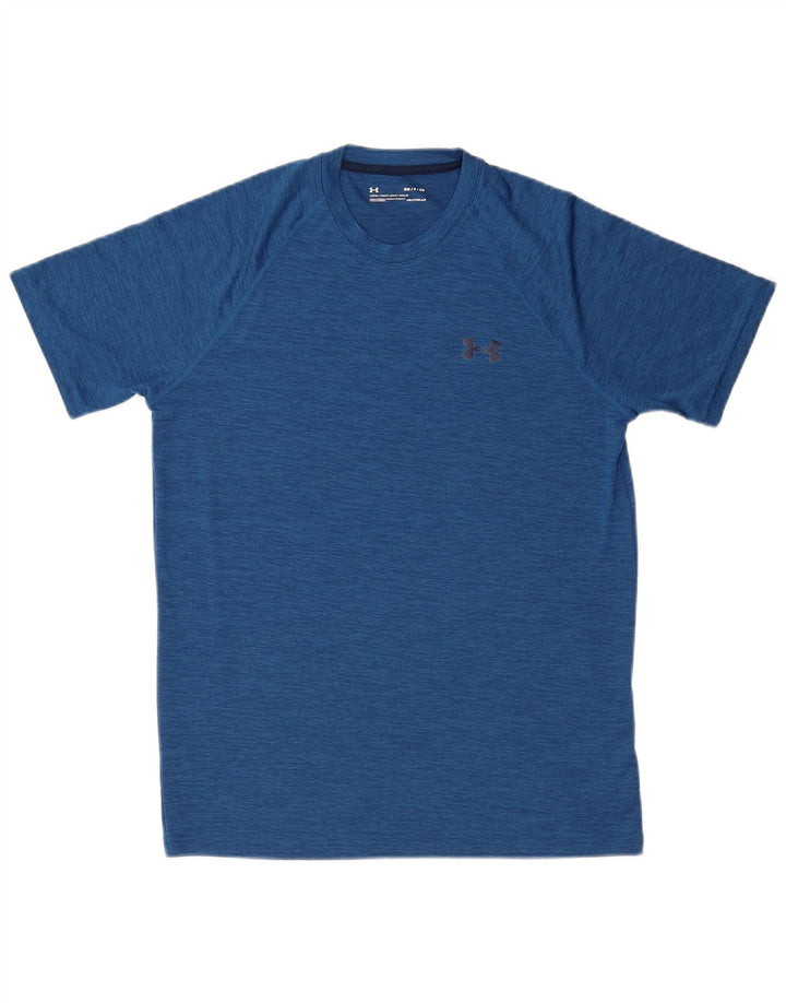 Ανδρικό μπλουζάκι UNDER Armour Heat Gear T-shirt Top Small Blue Flecked Polyester