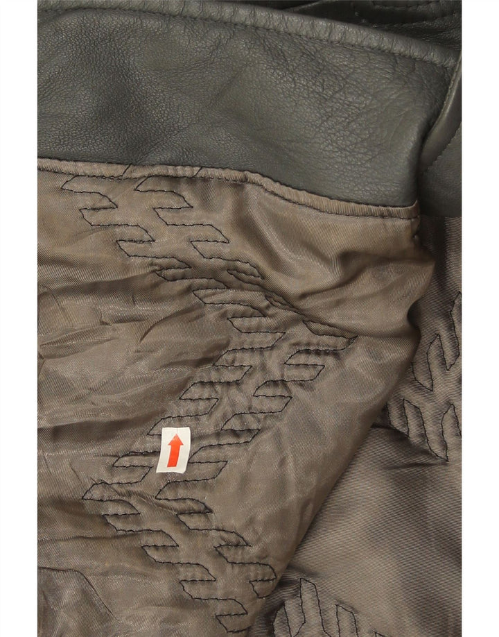 Anfor Γυναικείο Δερμάτινο Παλτό IT 46 Large Grey