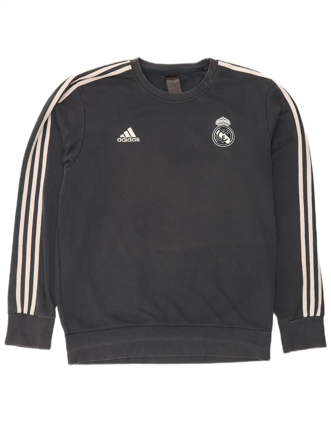 Ανδρικό φούτερ Adidas Real Madrid Jumper μεγάλο γκρι βαμβακερό