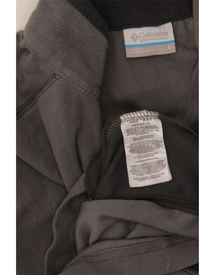 Columbia Ανδρικό φερμουάρ με λαιμόκοψη Fleece Jumper Μικρό γκρι πολυεστέρας