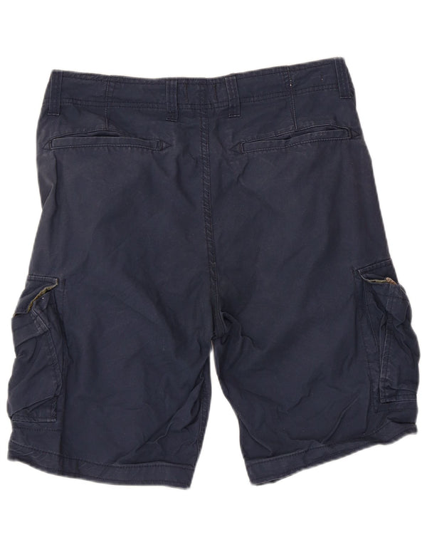 Jack & Jones Ανδρικό σορτς Cargo Comfort Fit Medium W34 Navy Blue βαμβακερό