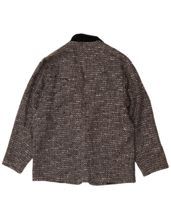 Vintage Ανδρικό σακάκι με 1 κουμπί UK 40 Large Grey Flecked